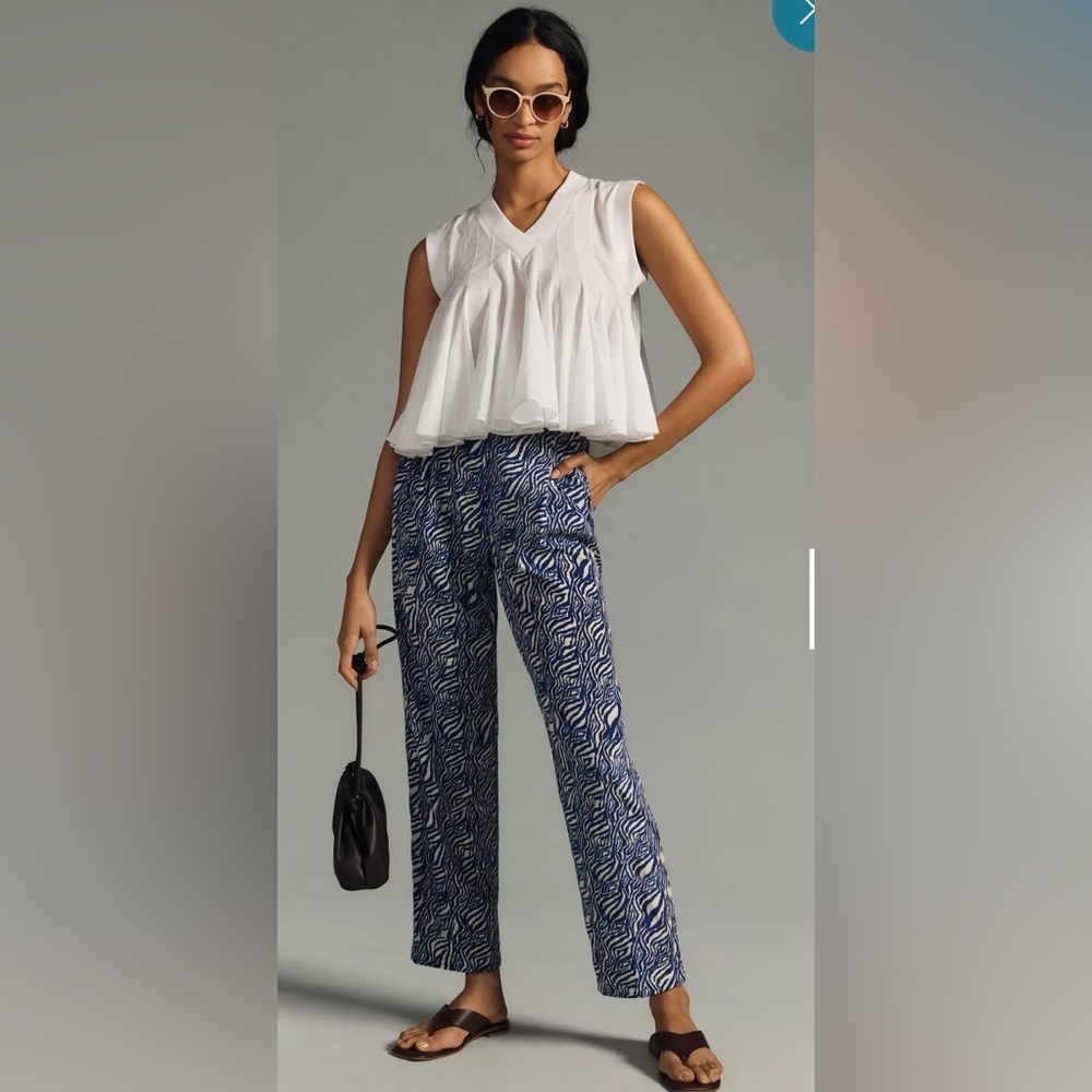 Stella Nova Sookie Silk Pants. size 38 (30x29”)